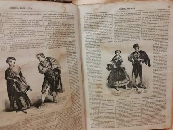 JOURNAL POUR TOUS magasin littéraire illustré. Tome 8 (1861)