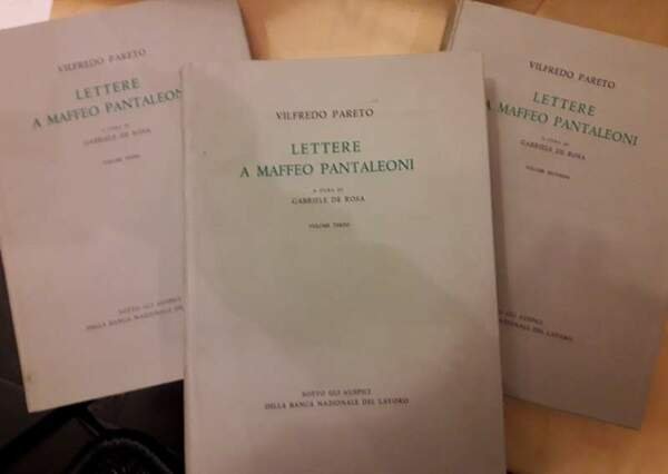 LETTERE A MAFFEO PANTALEONI 1890-1923 3 voll. (1960)