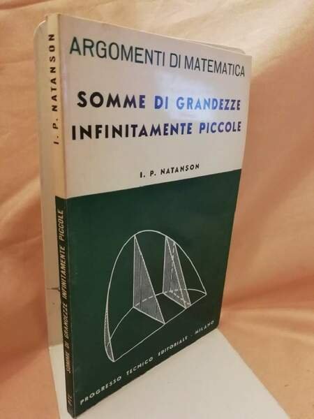 SOMME DI GRANDEZZE INFINITAMENTE PICCOLE(1964)