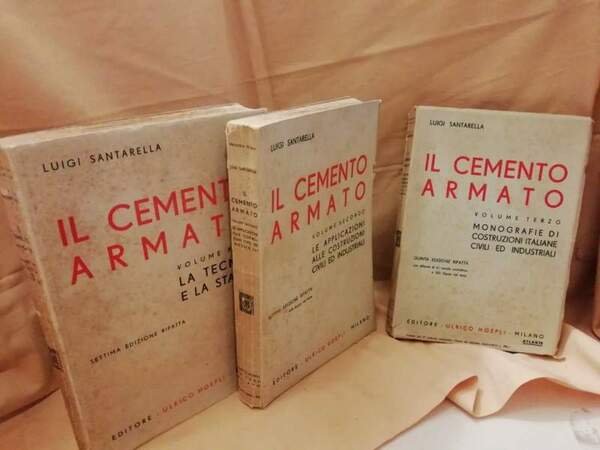 IL CEMENTO ARMATO 3 VOLL. (1940) | Immagine Gallery 2