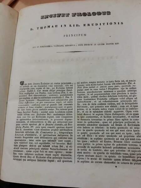 OPUSCOLORUM D.THOMAE AQUINATIS DOCTORIS ANGELICI- 2 VOLL + CATENA AUREA …