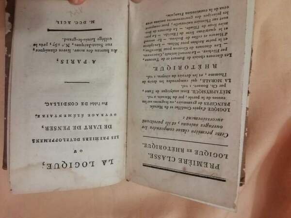 LA LOGIQUE OU LES PREMIERS DEVELOPPEMENTS DE L'ART DE PENSER, … | Immagine principale