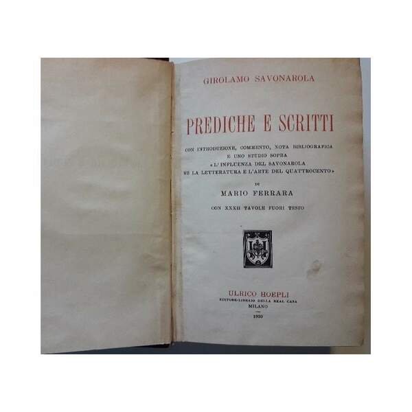 PREDICHE E SCRITTI(1930)