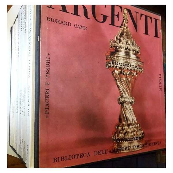 PIACERI E TESORI- BIBLIOTECA DELL'AMATORE COLLEZIONISTA-10 VOLL. IN COFANETTO(1965)