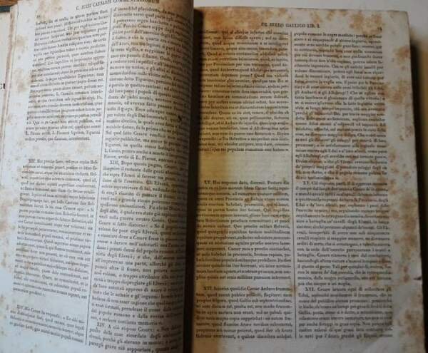 COMMENTARII DI C.GIULIO CESARE-VOLUME I(1836)