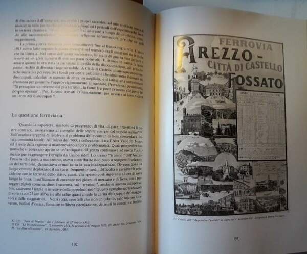 CITTA' DI CASTELLO 1860-1960- LA CITTA' E LA SUA GENTE(1988)