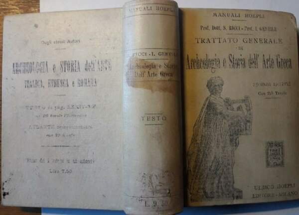 TRATTATO GENERALE DI ARCHEOLOGIA E STORIA DELL'ARTE GRECA- 2'EDIZIONE INTERAMENTE …