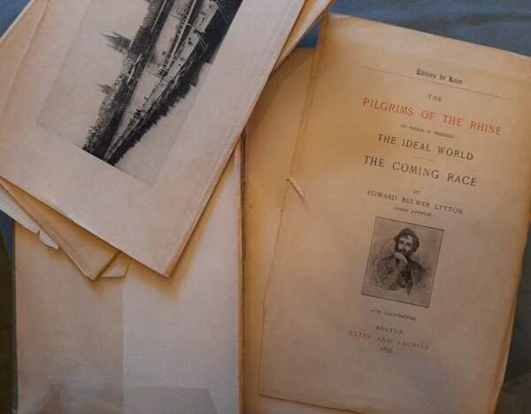 PILGRIMS OF THE RHINE-THE IDEAL WORLD-THE COMING RACE(1892)