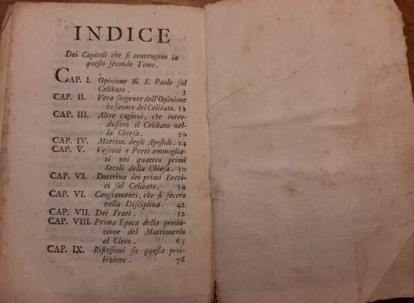 IL MATRIMONIO DEGLI ANTICHI PRETI E IL CELIBATO DEI MODERNI-II …