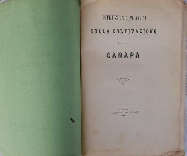 ISTRUZIONE PTATICA SULLA COLTIVAZIONE DELLA CANAPA(1868)