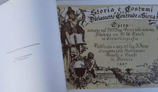 STORIA E COSTUME DELLE DICIASSETTE CONTRADE DI SIENA(1980)
