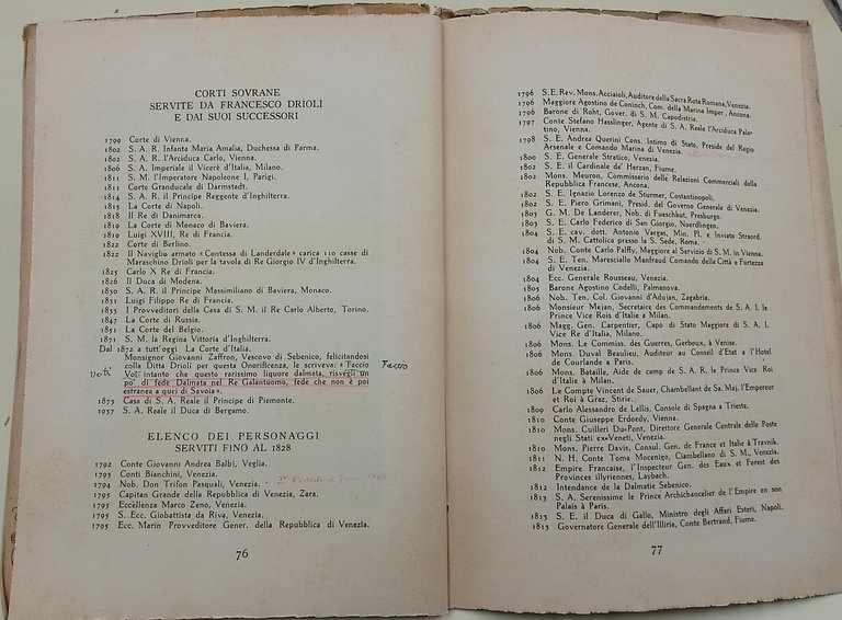 1738-1938 NEL BICENTENARIO DELLA NASCITA DI FRANCESCO DRIOLI FONDATORE DELL'INDUSTRIA …
