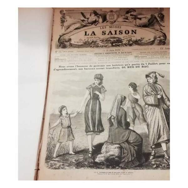 LES MODES DE LA SAISON journal de la famille, 82 …