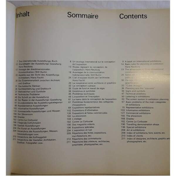 INTERNATIONALE AUSSTELLUNGS-GESTALTUNG-CONCEPTIO INTERNATIONALE D'EXPOSITIONS-CONCEPTIONS OF INTERNATIONAL EXHIBITION(1969)