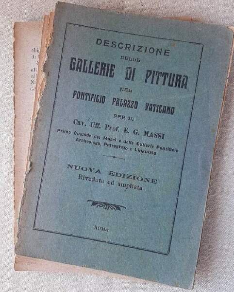 DESCRIZIONE DELLE GALLERIE DI PITTTURA NEL PONTIFICIO PALAZZO VATICANO