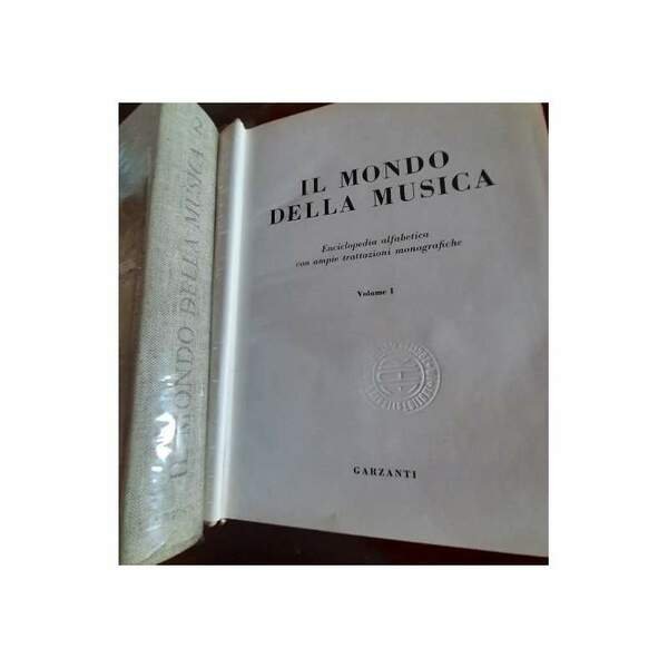 IL MONDO DELLA MUSICA-ENCICLOPEDIA ALFABETICA CON AMPIE TRATTAZIONI MONOGRAFICHE-2 VOLL. …
