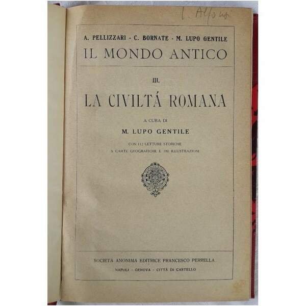 IL MONDO ANTICO- III- LA CIVILTA' ROMANA
