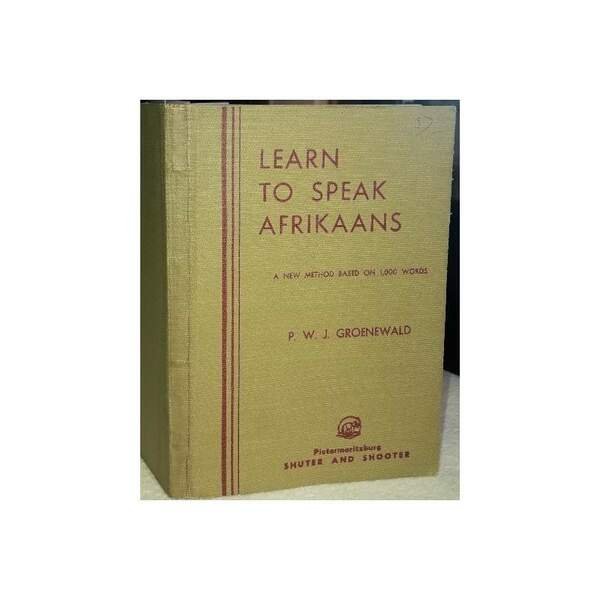 LEARN TO SPEAK AFRICANS( 1955)