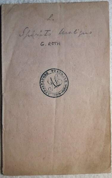 LO SPIRITO MALIGNO(1862)