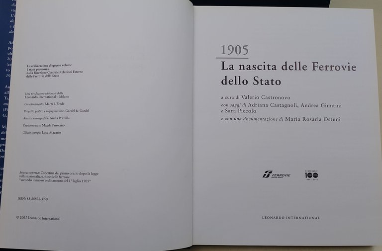 1905. La nascita delle Ferrovie dello Stato