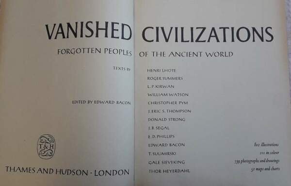 VANISHED CIVILIZATIONS(1963)