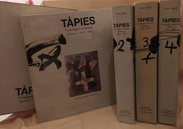 TAPIES Catalogue raisonné 4 voll. (1989 - 96)