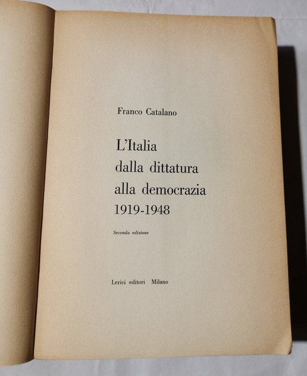 1919/1948 l'Italia dalla dittatura alla democrazia