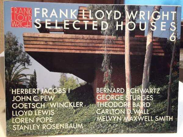 FRANK LLOYD WRIGHT SELECTED HOUSES - 8 VOLL.(1991)