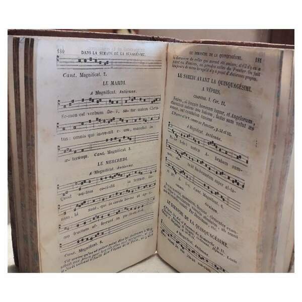 VESPERAL ROMAIN, POUR TOUS LES JOURS DE L'ANNEE(1845)