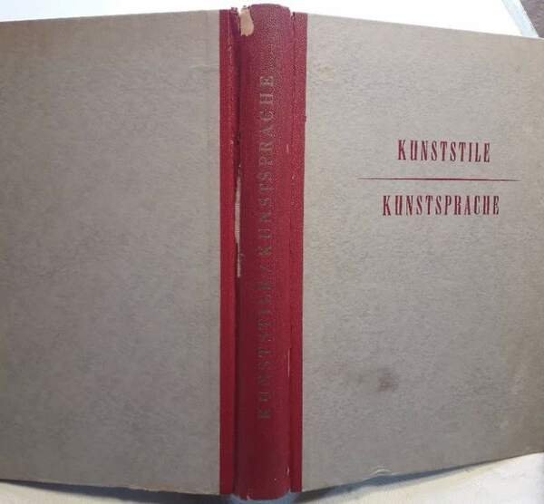 KUNSTSTIELE/KUNSTSPRACHE- Erganzungsband zum Kunstpreisverzeichniss( 1957)