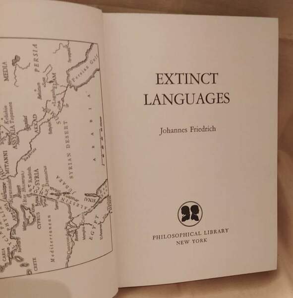 EXTINCT LANGUAGES (1957)