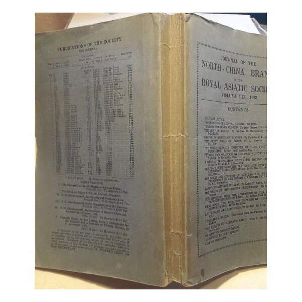 JOURNAL OF THE NORTH-CHINA BRANCH OF THE ROYAL ASIATIC SOCIETY …