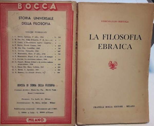 LA FILOSOFIA EBRAICA( 1947)