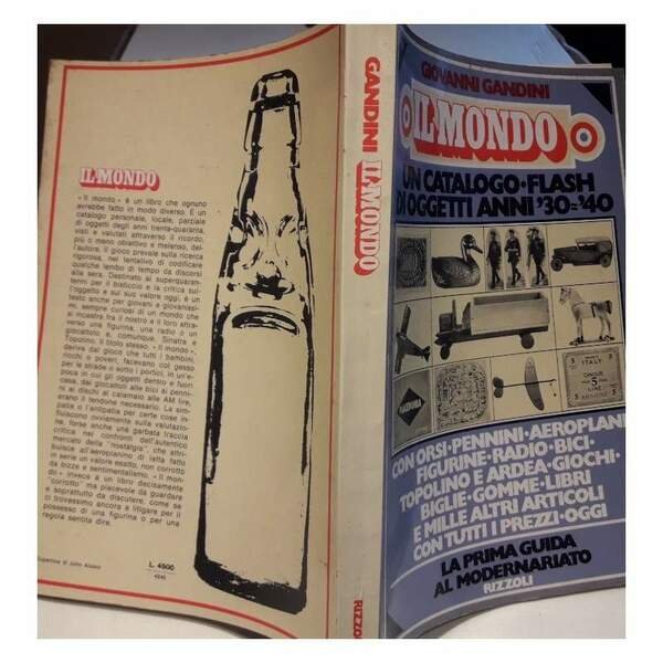 IL MONDO- UN CATALOGO- FLASH DI OGGETTI ANNI '30-'40(1974)