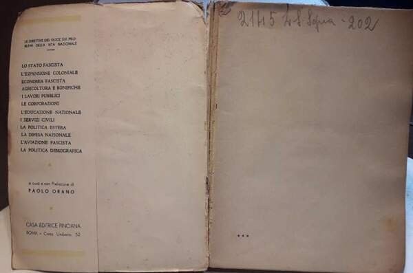 GLI EBREI IN ITALIA(1937/38)