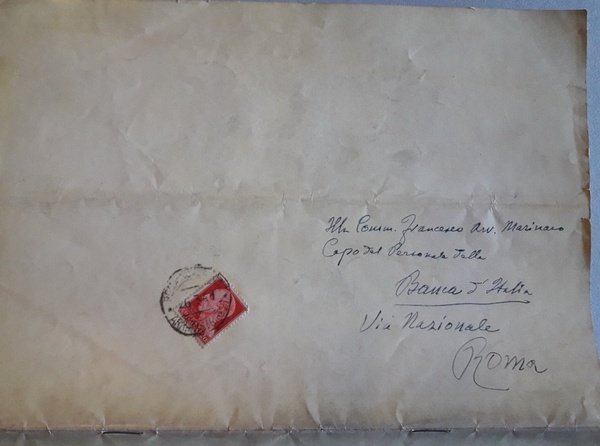 PER IL CASTELLO DI MIGLIONICO( 1941)