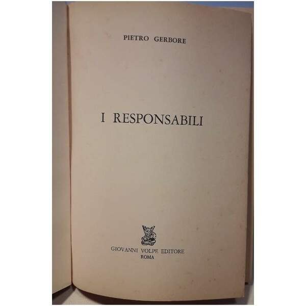 I RESPONSABILI(1980)