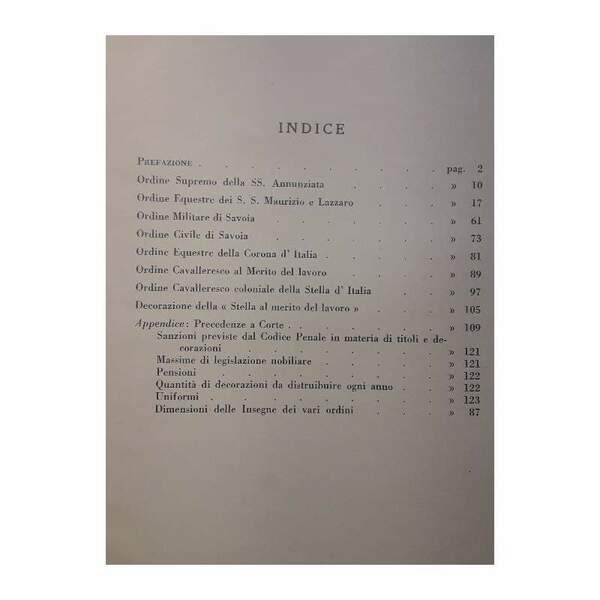 GLI ORDINI EQUESTRI DEL REGNO D'ITALIA( 1925)