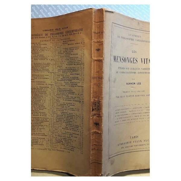 LES MENSONGES VITAUX ETUDES SUR QUELQUES VARIETES DE L'OBSCURANTISME CONTEMPORAIN( …