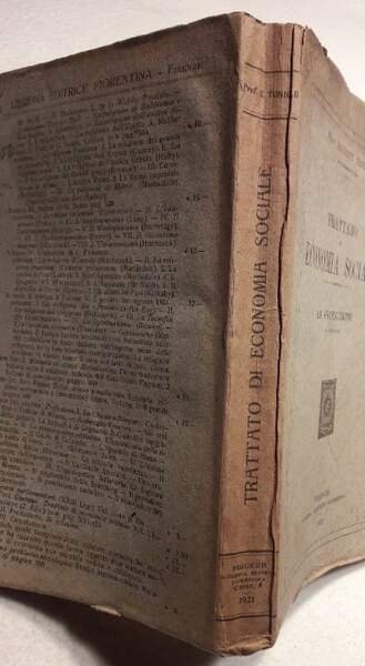 TRATTATO DI ECONOMIA SOCIALE-LA PRODUZIONE( 1921)