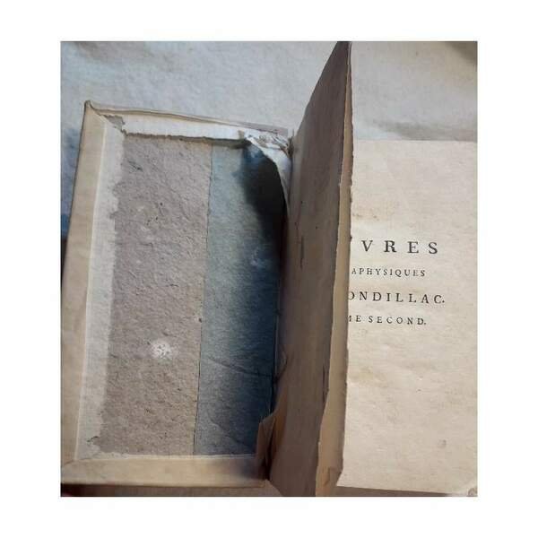 OEUVRES METAPHISIQUES DE CONDILLAC-4 TOMI-(3 VOLL.) (1802)