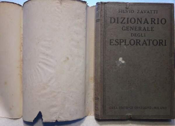 DIZIONARIO GENERALE DEGLI ESPLORATORI( 1939)