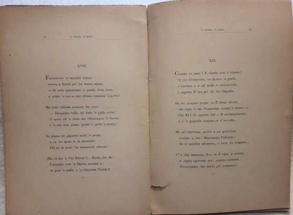 A STORIA 'E ROMA-SONETTI DIALETTALI(1904)