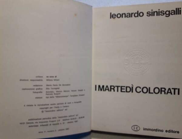 I MARTEDI COLORATI-365-ANNO I-N 2 (1967)