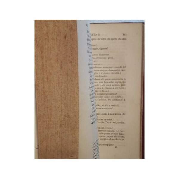 GOLDONI -COMMEDIE SCELTE( 1862)