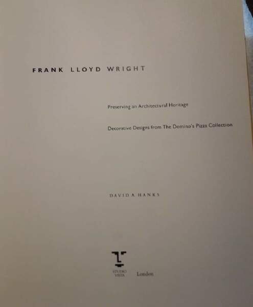 FRANK LLOYD WRIGHT-PRESERVING AN ARCHITECTURAL HERITAGE