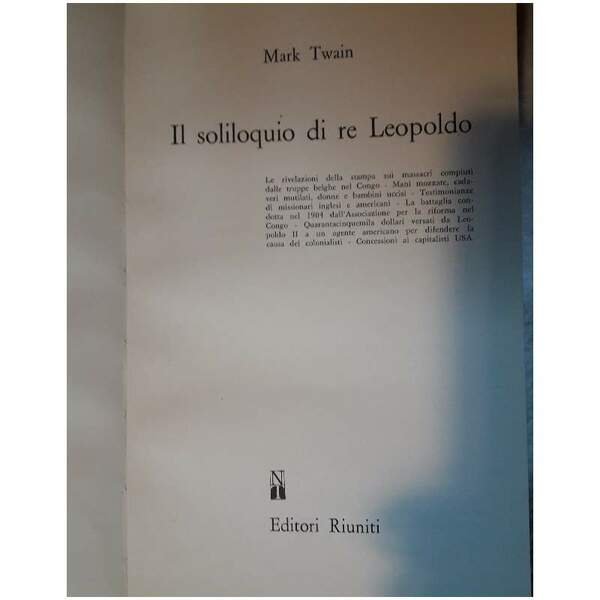 IL SOLILOQUIO DI RE LEOPOLDO(1960) | Immagine Gallery 2