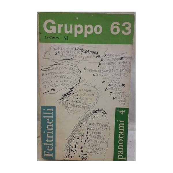 GRUPPO 63-LA NUOVA LETTERATURA-34 SCRITTORI-PALERMO OTTOBRE 1963(1964)