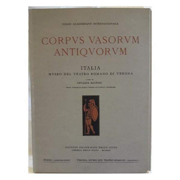 CORPUS VASORUM ANTIQUORUM- ITALIA MUSEO DEL TEATRO ROMANO DI VERONA(1961) | Immagine principale