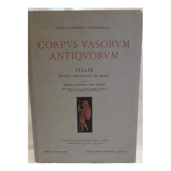 CORPUS VASORUM ANTIQUORUM-ITALIA MUSEI CAPITOLINI DI ROMA(1962) | Immagine Gallery 1